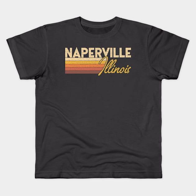 Naperville Illinois Kids T-Shirt by dk08